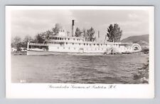 Postcard RPPC Sternwheeler SS Sicamous at Pencticton B.C. Canadian Pacific picture