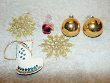 Mixed Lot of 6 Vintage Christmas Ornaments  #B picture