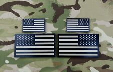 Infrared US Flag Standard & Mini Uniform Patch Set IR Army Navy Air Force Tan picture