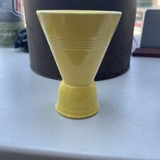 Vintage Homer Laughlin Harlequin Double Egg Cup Yellow Fiesta picture