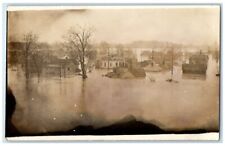 1907 Flood Disaster Scene Home Residence Johnstown Pennsylvania PA RPPC Postcard picture