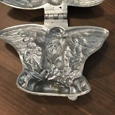 Antique Eppelsheimer Pewter Ice Cream Mold Liberty Eagle 655 Vintage Chocolate picture