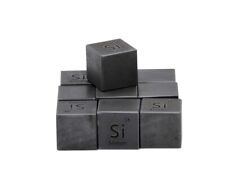 Silicon Metal 10mm Density Cube 99.999% for Element Collection USA SHIPPING picture
