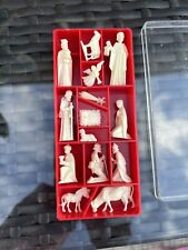 Minature/tiny Nativity Scene Plastic From Germany picture