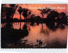 Postcard Encanto Lagoon Phoenix Arizona USA picture