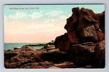 York ME-Maine, Old Man Of The Sea, Antique, Vintage Souvenir Postcard picture