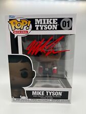 SIGNED Funko Pop BOXING LEGEND MIKE TYSON #01 COA AUTHENTICATED  picture