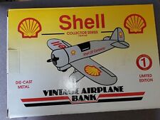 1992 Shell Collector Series Vintage Airplane Bank Model Number 1- COLLECTIBLE picture