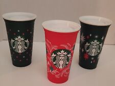 Starbucks Limited Edition Holiday 2013 Reusable Plastic Tumblers 16 oz  picture