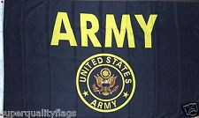 ARMY BLACK & GOLD U.S. MILITARY FLAG NEW 3X5 ft better quality US seller  picture
