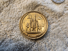 Pristine Vintage Walt Disney Bronze Coin Medallion- L/S Bronze Inscription picture