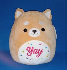ANGIE YAY SQUISHMALLOW PLUSH 10 IN DOG  RARE STUFFIE NWT SHIBA INU 12-14-2021 picture