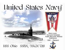 USS OHIO SSBN/SSGN-726 SUBMARINE  -POSTCARD picture