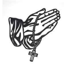 Prayer Hand Decoration Black Metal Wall Decoration Christian Wall Decoration  picture