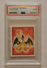 1999 Merlin Topps Sticker Pokemon. Charizard #6. PSA 2 Good picture