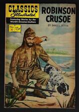 Classics Illustrated #10, Robinson Crusoe, HRN 167- Very Fine to Near Mint picture
