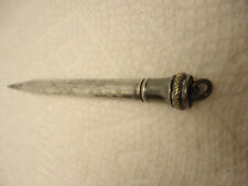 Vintage Wahl Eversharp Sterling Silver Engraved Mechanical Pencil 4” WORKS picture