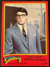 1980 Topps #16 Superman II - Clark Kent Smells A Scoop Movie Card picture