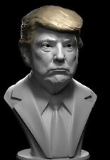 Donald Trump True Life Like 3D Bust 1 Foot HUGE Statue  picture