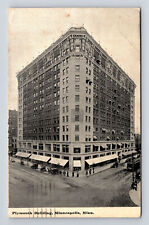 c1912 Plymouth Building Minneapolis Minnesota MN Postcard picture
