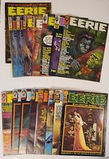 Vintage Eerie Magazines,  $10 to $30. Your Choice, Priced Individually, As Is.   picture