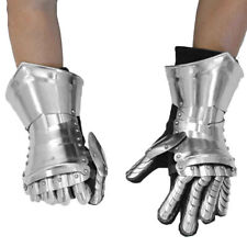 Medieval Knight Gothic Style Functional Armor Gauntlet Metal Gloves Set picture