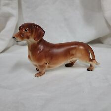 Vintage Dachshund Figurine Ceramic Made In Japan picture