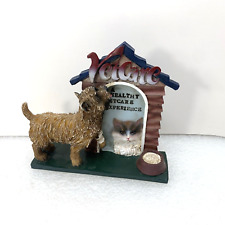 1999 Vanmark Vetcare Dog Cat House Resin Hand Painted Figurine, Vintage picture