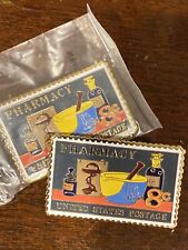 Pharmacy United States Postage 8-cent Stamp Metal Pin picture