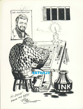 1970s JOE SINNOTT ART ORIGINAL VINTAGE ART PRINT JACK KIRBY INKER FANTASTIC FOUR picture