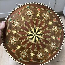 Inlaid Wood Serving Tray Very Unique And Ornette. Wow Fast Ship 🌎📦 picture