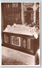 RPPC Tomb of King Edward VII & Queen Alexandra ENGLAND UK Postcard picture