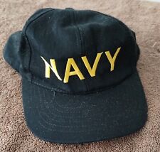 Original Issue Navy Ball Cap Adjustible Black Pre-Owned picture