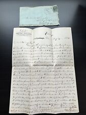 1881 Letter & Envelope H. B. Woods, Attorney at Law Reading, Pa. 544 Court St. picture