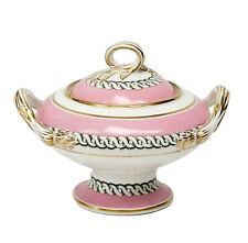 George Grainger Worcester England Hand Painted Pink Porcelain Sauce Tureen c1880 picture