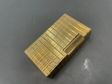 ST Dupont Ligne 1 Fullsize Gold Plated Prince of Wales Cigar Lighter $795 MSRP picture