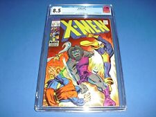 X-Men #53 CGC 8.5 w/ OW/W pages from 1969 Marvel 1st BWS Comic Work G41 picture