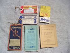 1929 WORLD JAMBOREE ITEMS FROM OAK PARK ILLINOIS EAGLE SCOUT, NAMED, RARE ITEMS. picture