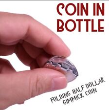 Coin In Bottle Magic Trick Folding Half Dollar Illusion T12 picture