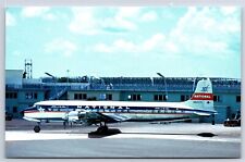 Airplane Postcard National Airlines DC-7 N8207H DC12 picture