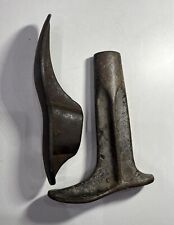 Cast Iron Cobbler's Shoe Mold with Stand Shoe Anvil Antique Vintage Made in USA picture