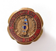 Antique Philadelphia Gas Works Company 5 Year Employee Service Award Lapel Pin picture
