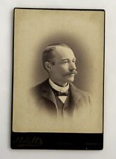 Antique Cabinet Card Portrait Dapper Gentleman  ORIGINAL Udell Ohio picture
