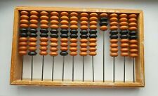 Vintage Large Abacus 17.5x10.2 inches Office Wood Calculator Old Retro USSR picture