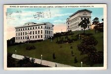 Pittsburgh PA-Pennsylvania School Dentistry Medicine Campus Vintage Postcard picture