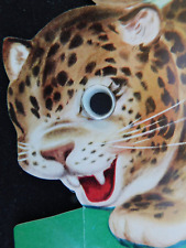 Large Vintage MCM Valentine Spotted Tiger w/ Googly Eyes C307 picture