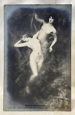 French Artist Consuelo Fould | Nudes In Cloud | 4562 Dt. Salamandres | 1910 picture