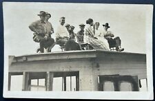 Tour Wagon, Boat Tour, House Boat? Real Photo Postcard. 1922 RPPC. California? picture