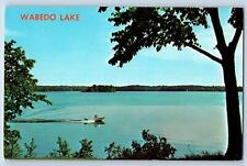 Wabedo Lake Minnesota Postcard Vacationland Scene Happy Day Sun And Sand c1960s picture
