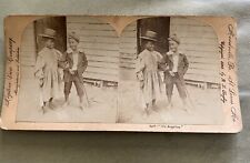 1898 Stereoview Stereoscope Card Photograph Black Americana  “My Angeline” picture